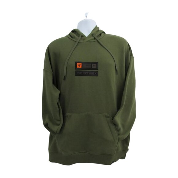 Project Rock Men's Size 3XL Sweatsuit 2 PC French Terry Tracksuit Army Green NWT - Picture 2 of 10